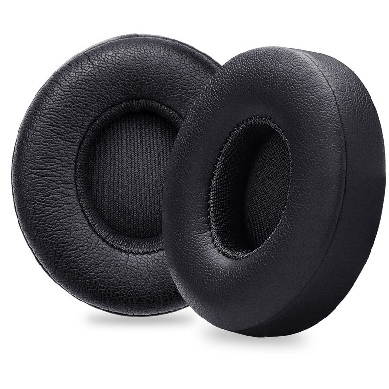 YOCOWOCO Replacement Ear Pads for Beats Solo 2 & Solo 3 Wireless On-Ear Headphones, Solo2 & Solo3 Earpads Cushions with Noise Isolation Memory Foam and Softer Protein Leather, Black - Image 1
